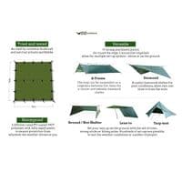 DD Tarp Basha - 3m x 3m