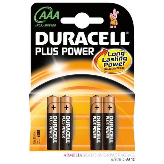 Duracell Plus AAA Batteries