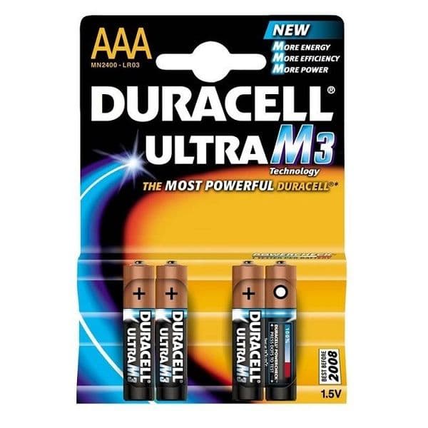Duracell Ultra AAA Batteries