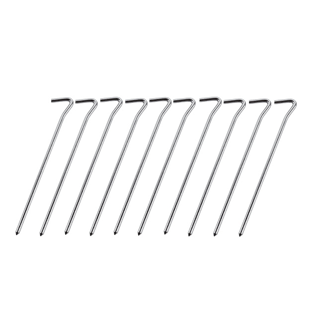 Easy Camp 10pk of 26cm Heavy Duty Tent Pegs