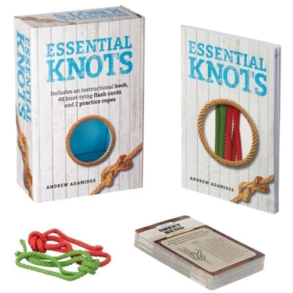 Essential Knots Kit - Includes Book, Flash Cards and Rope