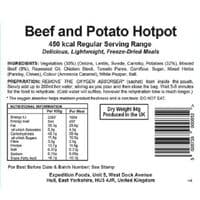 Expedition Foods Freeze Dried Rations - Main Meal - 450cal