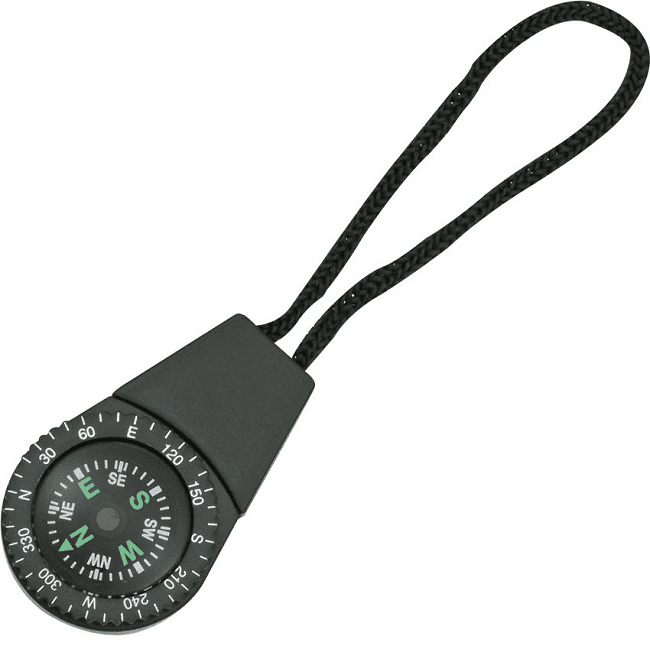 Explorer Zipper Pull Compass
