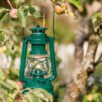 Feuerhand Storm Lantern - Moss Green - The original German Lantern and the best.