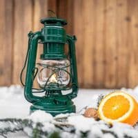 Feuerhand Storm Lantern - Moss Green - The original German Lantern and the best.