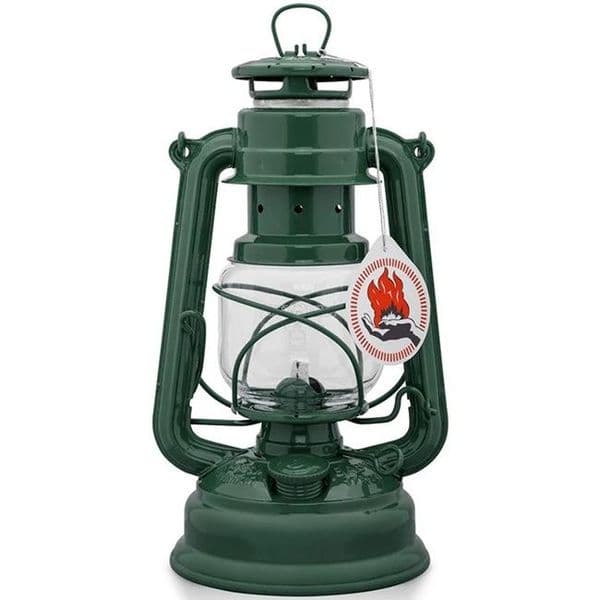 Feuerhand Storm Lantern - Moss Green - The original German Lantern and the best.