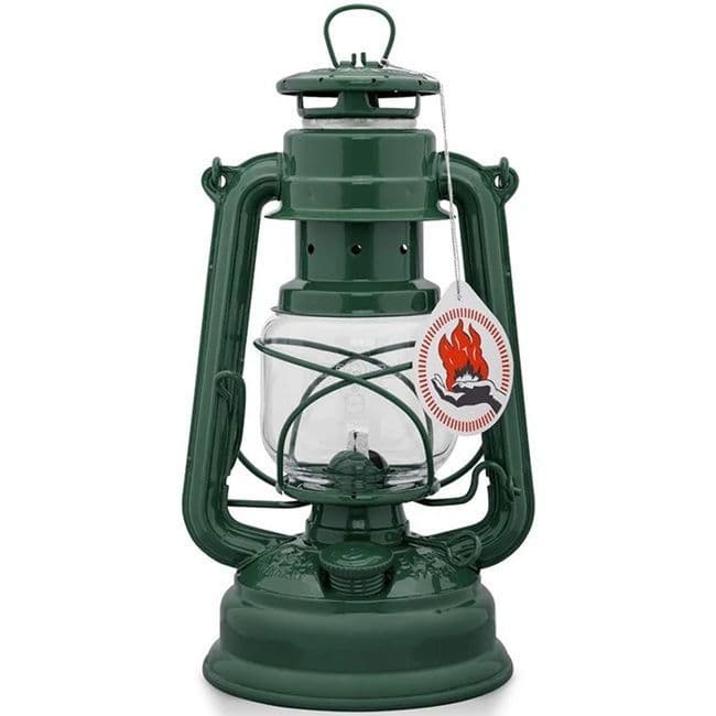 Feuerhand Storm Lantern - Moss Green - The original German Lantern and the best.
