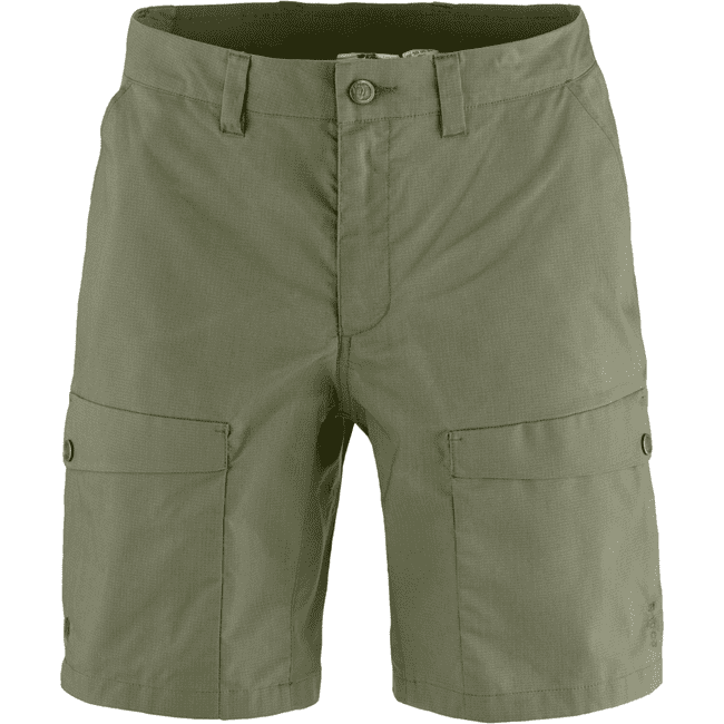 Fjallraven Abisko Hybrid Trail Shorts - Laurel Green