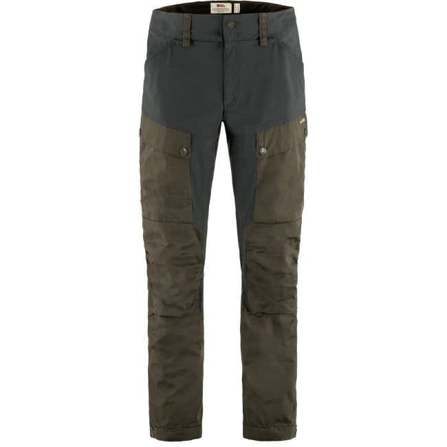 Fjallraven Keb Trousers - Dark Olive/Dark Grey - Short
