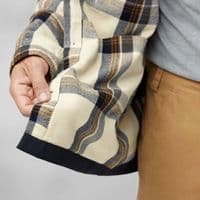 Fjallraven Singi Flannel Overshirt - Dark Navy/Wood Brown
