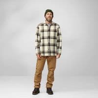 Fjallraven Singi Flannel Overshirt - Dark Navy/Wood Brown