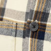 Fjallraven Singi Flannel Overshirt - Dark Navy/Wood Brown
