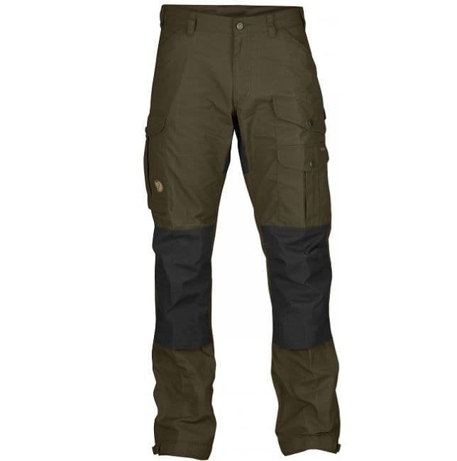 Fjallraven Vidda Pro Trousers - Dark Olive & Black - Short