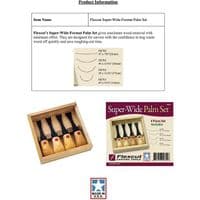 Flexcut Super Wide Format Palm Chisel Set