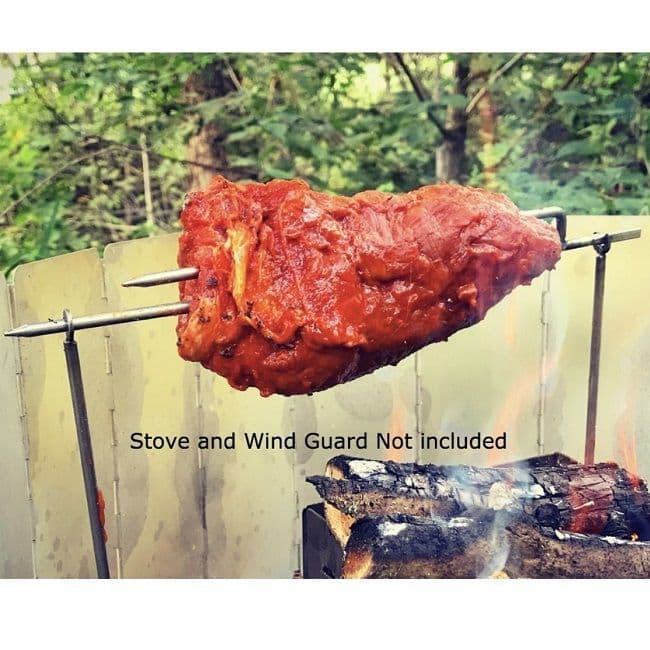 Folding Firebox Roasting Spit ("Coffey" Rotisserie)