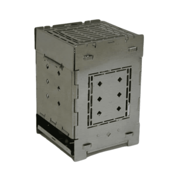 Folding Firebox Stove Grill Plate