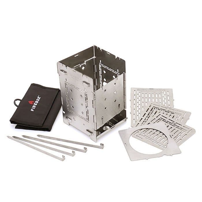 Folding Firebox Titanium Campfire Stove (Gen 2) - Deluxe Kit