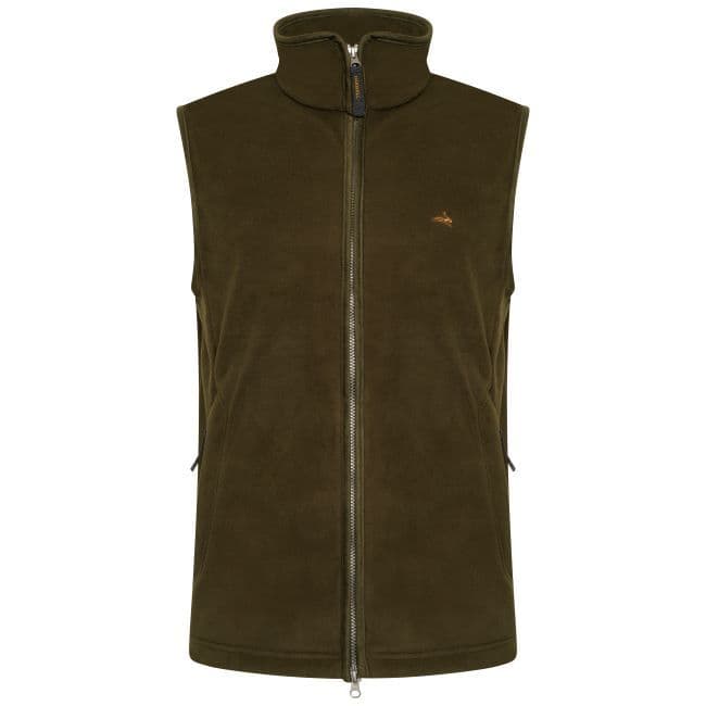 Harehill Birtles Fleece Gilet - Fern