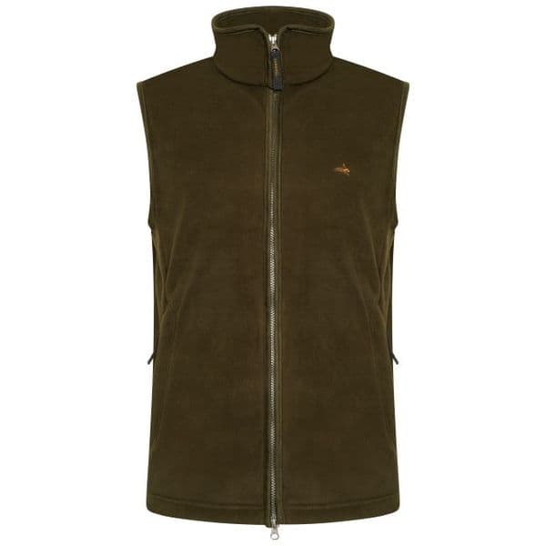 Harehill Birtles Fleece Gilet - Fern