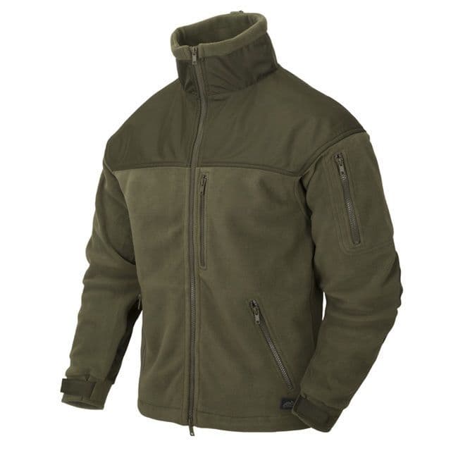 Helikon Classic Army Fleece Jacket - Olive Green