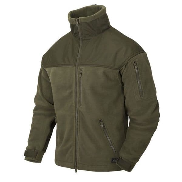 Helikon Classic Army Fleece Jacket - Olive Green