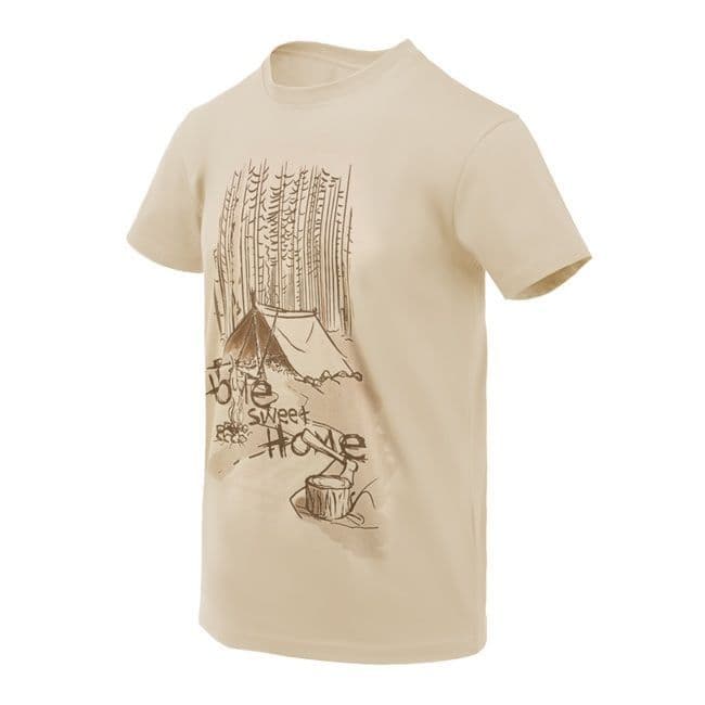 Helikon Cotton T-Shirt - Home Sweet Home - Khaki