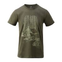 Helikon Cotton T-Shirt - Home Sweet Home - Taiga Green