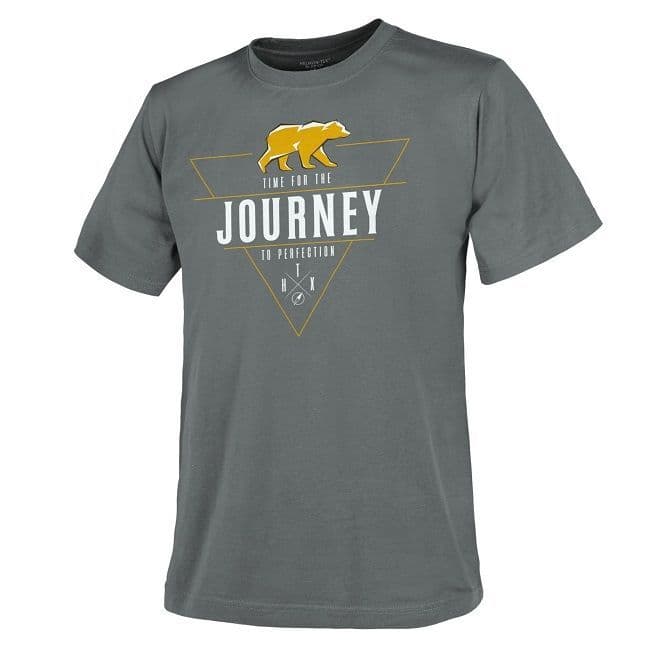 Helikon Cotton T-Shirt - Journey to Perfection - Grey