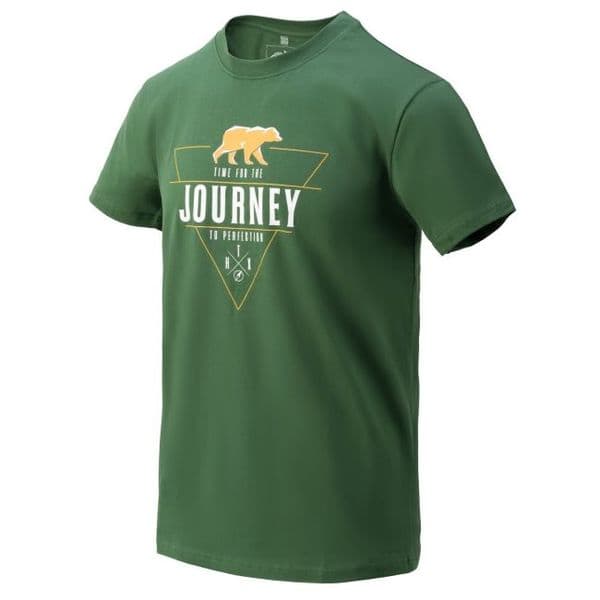 Helikon Cotton T-Shirt - Journey to Perfection - Monstera Green