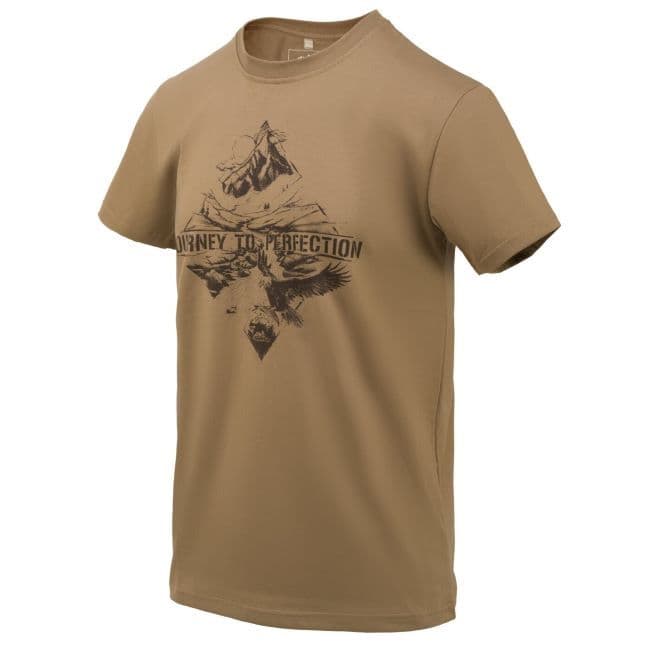 Helikon Cotton T-Shirt - Mountain Stream - US Brown