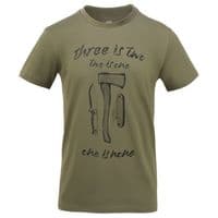 Helikon Cotton T-Shirt - One is None - Olive Green