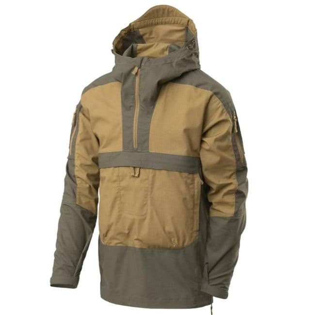Helikon Tracer Anorak Jacket - Coyote/Taiga Green