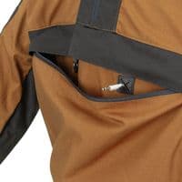 Helikon Woodsman Anorak Jacket - Black & Taiga Green