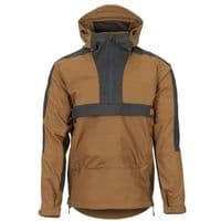 Helikon Woodsman Anorak Jacket - Black & Taiga Green