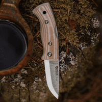Helle Berget Folding Knife - Full Scandi Ground Lock Knife