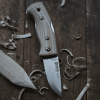 Helle Berget Folding Knife - Full Scandi Ground Lock Knife