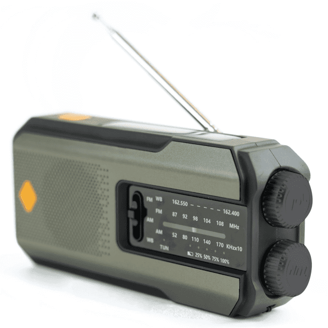 Highlander Universal Hand Crank Solar Radio