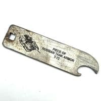 Historic Tag Bottle Opener - Own a piece of a tank!