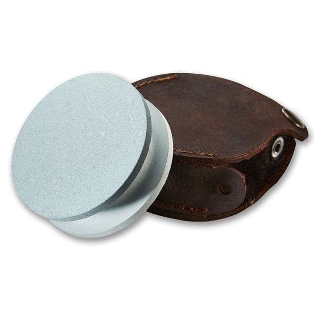 Hultafors Axe Puck Sharpener - Dual Grit Ceramic Stone