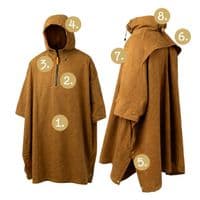 Jack Stillman Pacific Rugged Rain Poncho - Jungle
