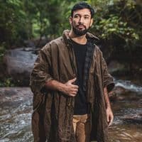 Jack Stillman Ranger Rugged Rain Poncho - Black