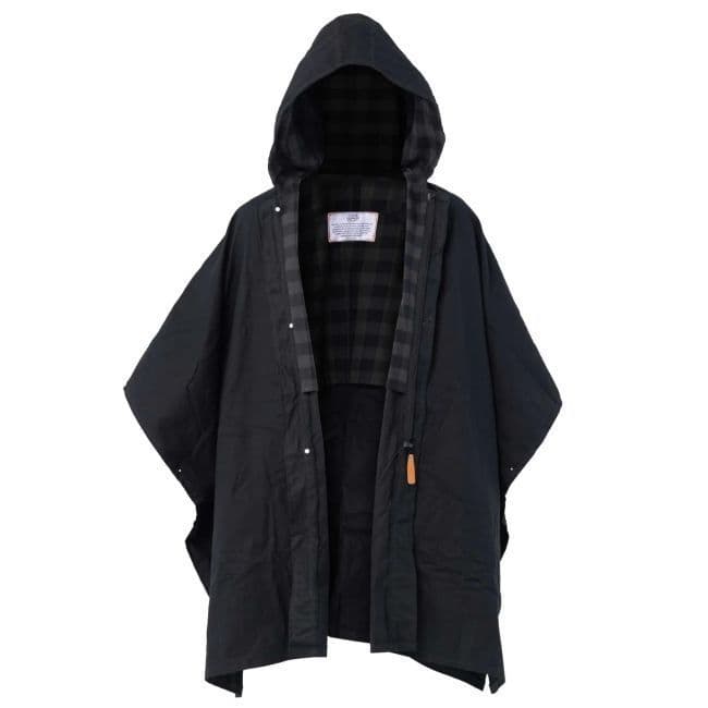 Jack Stillman Ranger Rugged Rain Poncho - Black