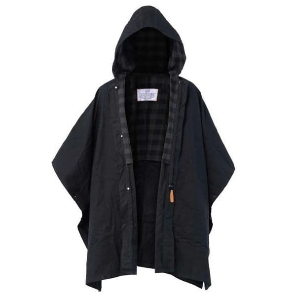 Jack Stillman Ranger Rugged Rain Poncho - Black