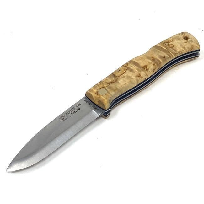 Joker Artica Folding Knife - Curly Birch