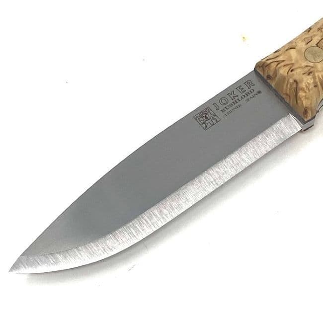 Joker Bushlore Bushcraft Knife Curly Birch Firesteel Edition