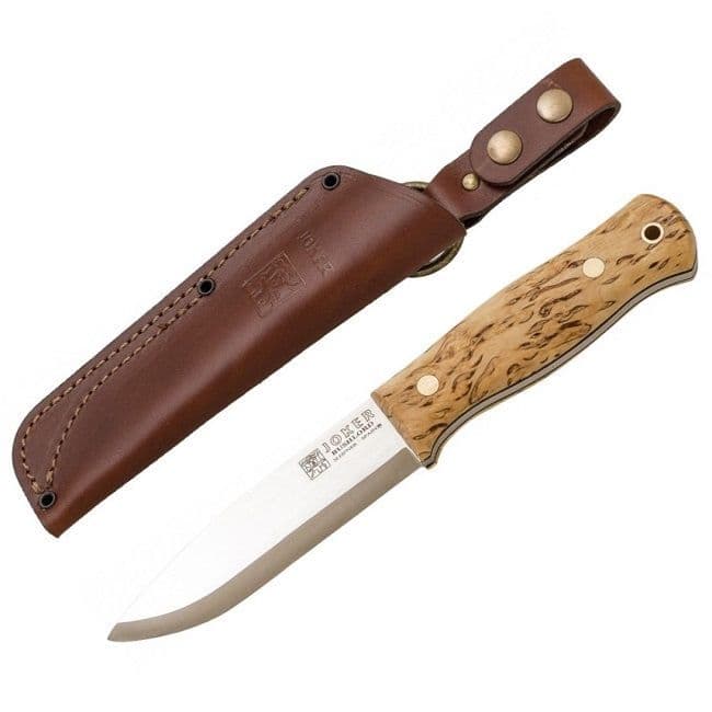 Joker Bushlore Knife Curly Birch