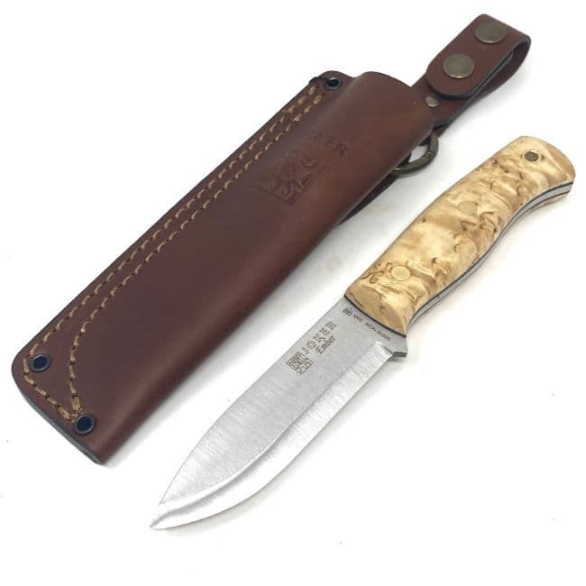 Joker Ember Bushcraft Knife - Curly Birch