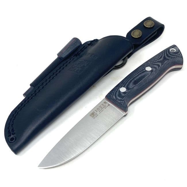 Joker Ranger Bushcraft Knife - Black Micarta - Firesteel Edition