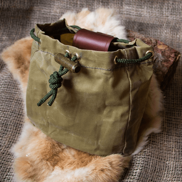Journeyman Leather & Canvas Folding Foragers Pouch