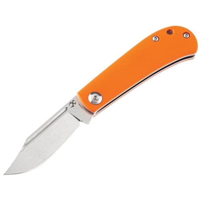 Kansept Bevy Slip Joint EDC Pocket Knife Orange G10